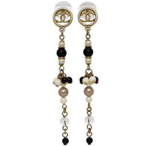 Chanel Cc Logo Earrings Metal #250058C10B